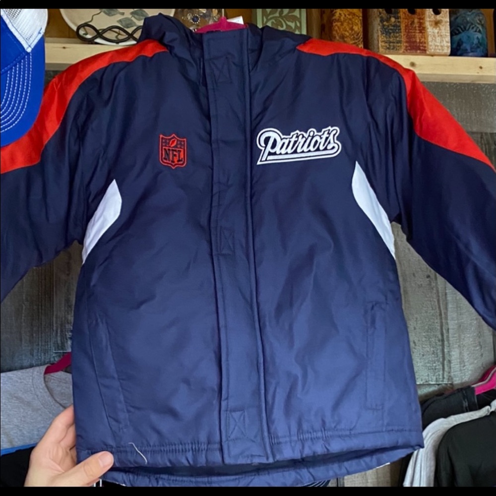 NWT NFL Patriots Childs Puffer Jacket